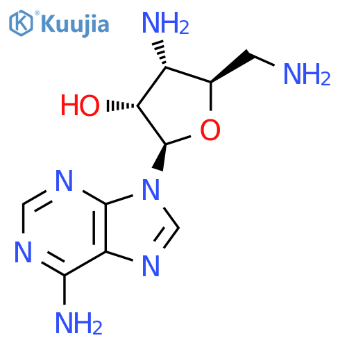 3',5'-Diamino-3',5'-dideoxyadenosine structure