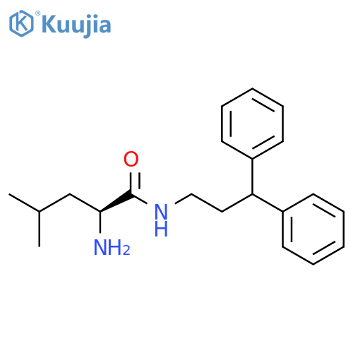 PENTANAMIDE, 2-AMINO-N-(3,3-DIPHENYLPROPYL)-4-METHYL-, (S)- structure