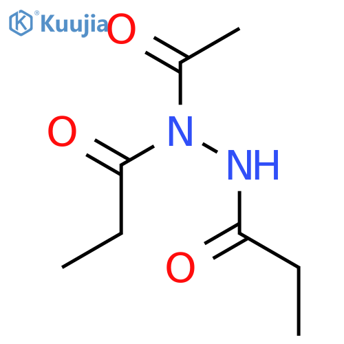 PROPANOIC ACID, 1-ACETYL-2-(1-OXOPROPYL)HYDRAZIDE structure