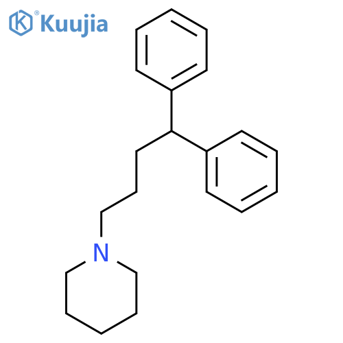 Piperidine, 1-(4,4-diphenylbutyl)- structure