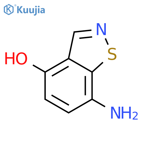 1,2-BENZISOTHIAZOL-4-OL, 7-AMINO- structure