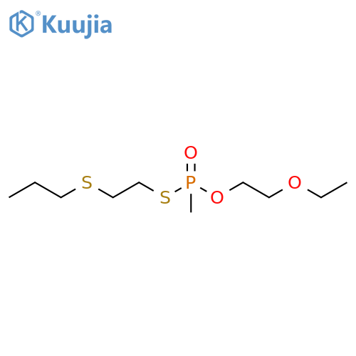 Phosphonothioic acid, methyl-, O-(2-ethoxyethyl) S-[2-(propylthio)ethyl] ester (9CI) structure