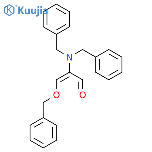 2-PROPENAL, 2-[BIS(PHENYLMETHYL)AMINO]-3-(PHENYLMETHOXY)- structure