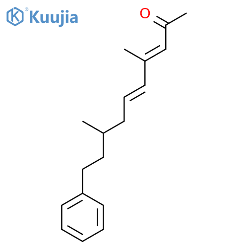 3,5-Decadien-2-one, 4,8-dimethyl-10-phenyl- structure
