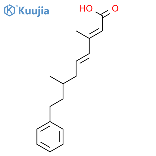 2,4-Nonadienoic acid, 3,7-dimethyl-9-phenyl- structure