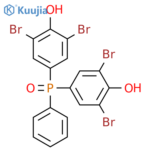 Phenol, 4,4'-(phenylphosphinylidene)bis[2,6-dibromo- structure