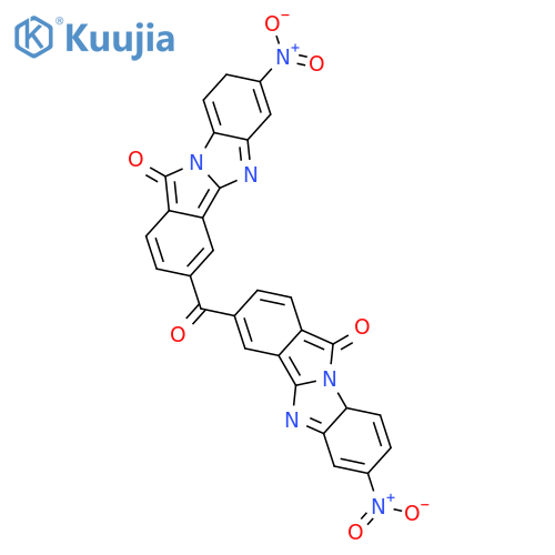 11H-ISOINDOLO[2,1-A]BENZIMIDAZOL-11-ONE, 3,3'-CARBONYLBIS[7-NITRO- structure