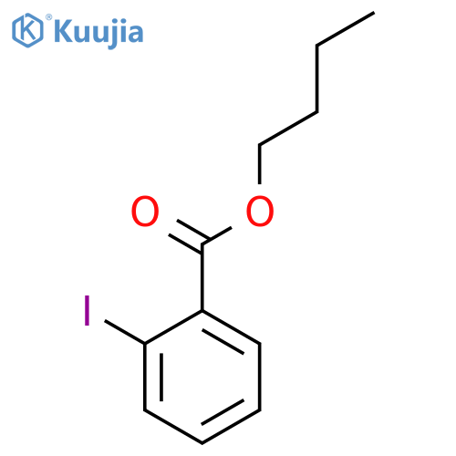 Benzoic acid, 2-iodo-, butyl ester structure