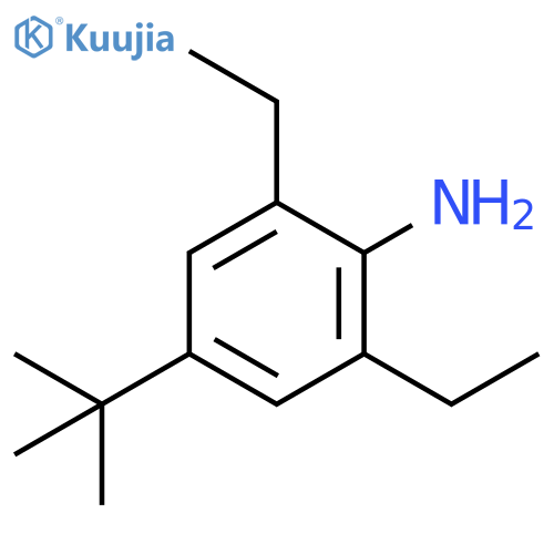 aniline, 4-tert-butyl-2,6-diethyl- structure