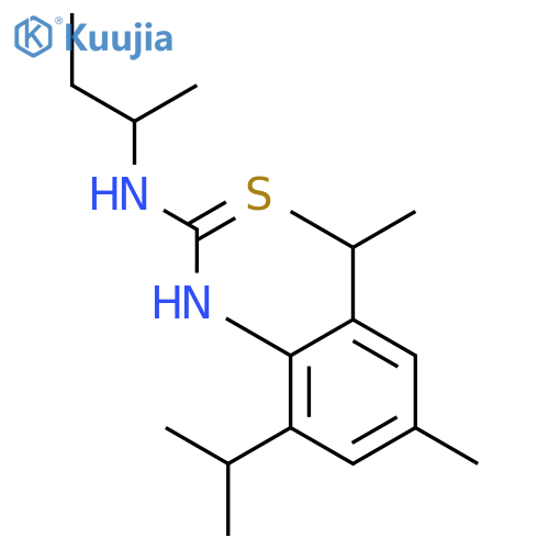 THIOUREA, N-[4-METHYL-2,6-BIS(1-METHYLETHYL)PHENYL]-N'-(1-METHYLPROPYL)- structure