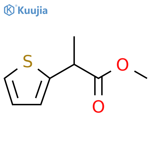 Methyl 2-(thiophen-2-yl)propanoate structure