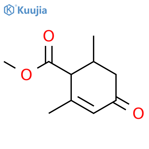 Methyl 2,6-dimethyl-4-oxocyclohex-2-enecarboxylate structure