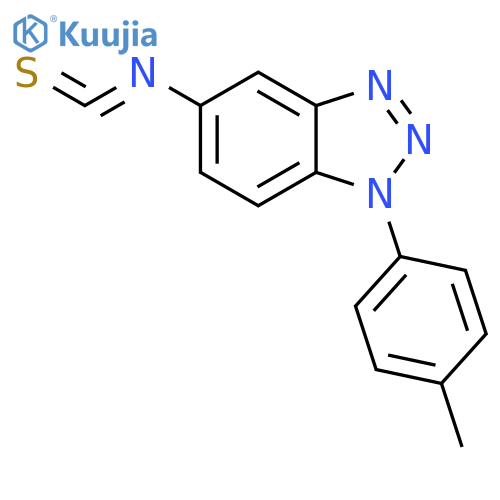 1H-Benzotriazole, 5-isothiocyanato-1-(4-methylphenyl)- structure