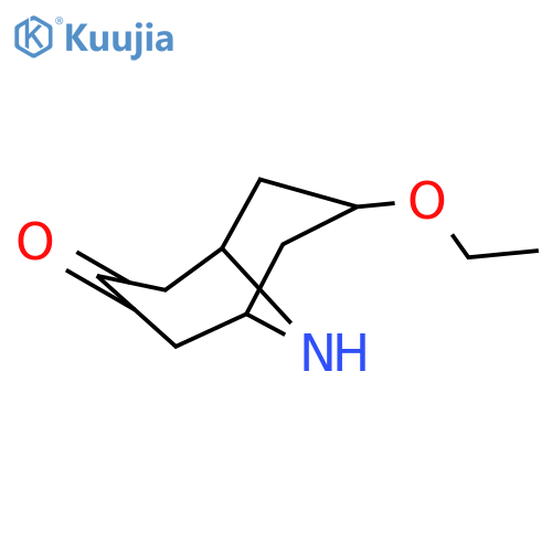 9-Azabicyclo[3.3.1]nonan-3-one, 7-ethoxy- structure