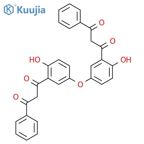 1,3-PROPANEDIONE, 1,1'-[OXYBIS(6-HYDROXY-3,1-PHENYLENE)]BIS[3-PHENYL- structure