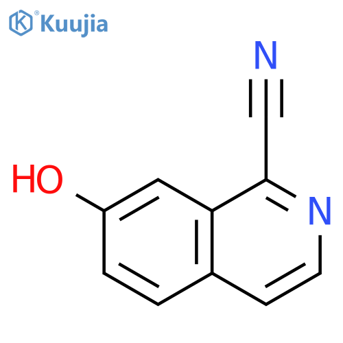7-hydroxy-1-Isoquinolinecarbonitrile structure