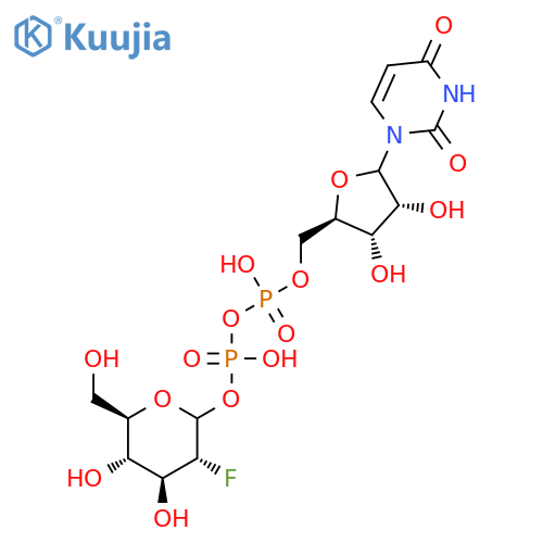 UDP-2-deoxy-2-fluoro-D-glucose sodium salt structure