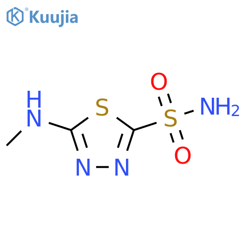 1,3,4-Thiadiazole-2-sulfonamide,5-(methylamino)-(6CI,9CI) structure