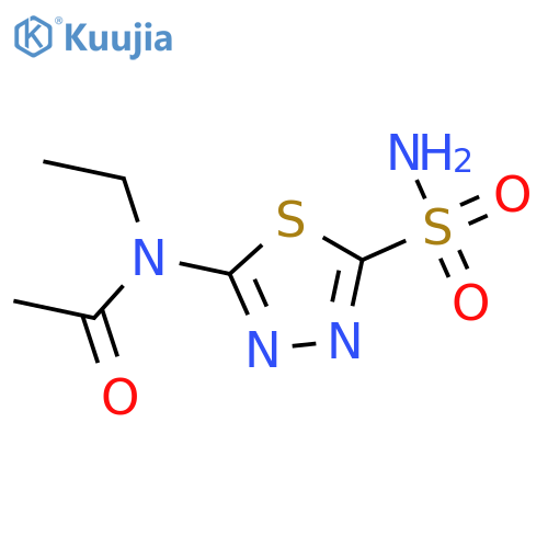 ACETAMIDE, N-[5-(AMINOSULFONYL)-1,3,4-THIADIAZOL-2-YL]-N-ETHYL- structure