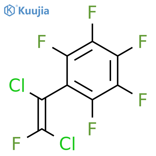 BENZENE, (1,2-DICHLORO-2-FLUOROETHENYL)PENTAFLUORO- structure