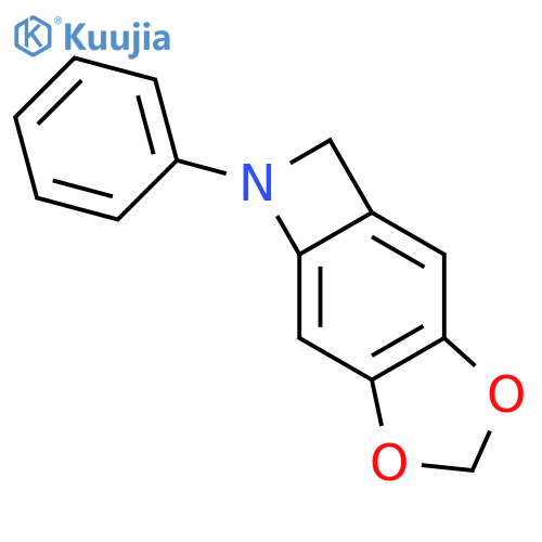 1,3-BENZODIOXOLO[5,6-B]AZETE, 5,6-DIHYDRO-5-PHENYL- structure