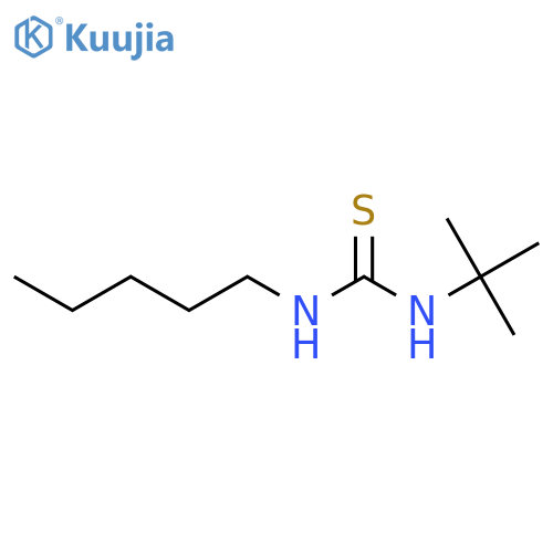 THIOUREA, N-(1,1-DIMETHYLETHYL)-N'-PENTYL- structure