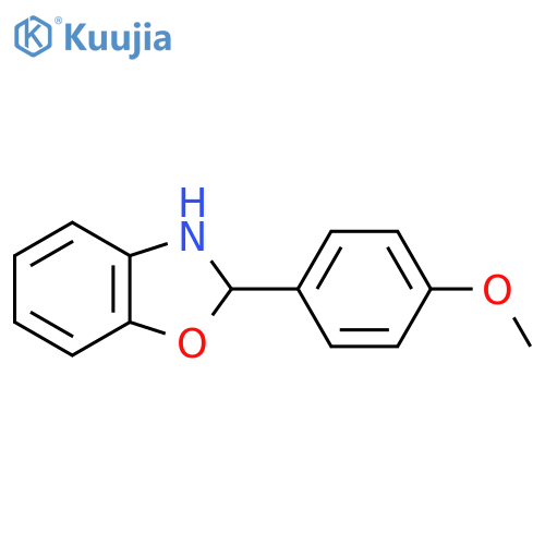 2-(4-Methoxyphenyl)-2,3-dihydro-1,3-benzoxazole structure