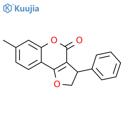 7-Methyl-3-phenyl-2,3-dihydro-4H-furo[3,2-c][1]benzopyran-4-one structure