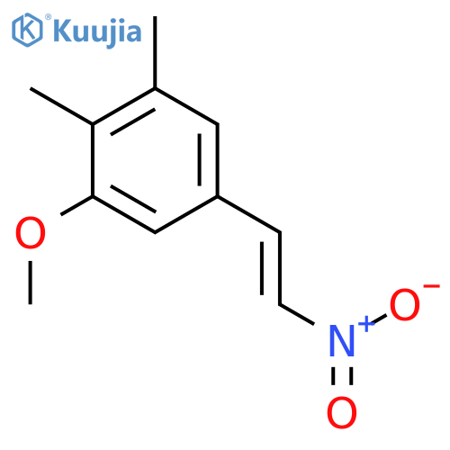 BENZENE, 1-METHOXY-2,3-DIMETHYL-5-(2-NITROETHENYL)- structure