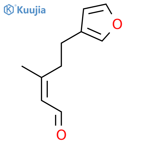 2-PENTENAL, 5-(3-FURANYL)-3-METHYL-, (2E)- structure