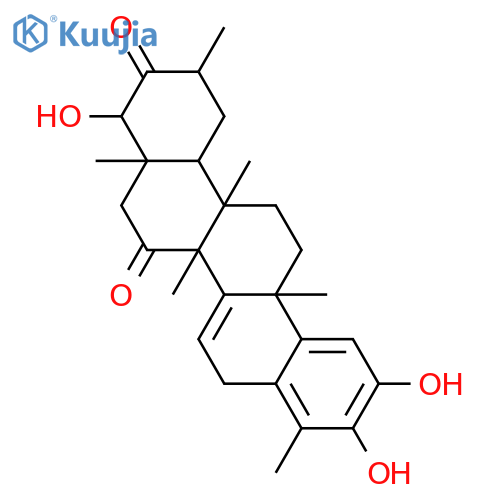 2,3,22-Trihydroxy-24,29-dinor-1,3,5(10),7-friedelatetraene-15,21-dione; 22β-form structure