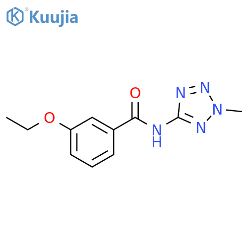 3-ethoxy-N-(2-methyl-2H-1,2,3,4-tetrazol-5-yl)benzamide structure