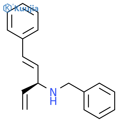 BENZENEMETHANAMINE, N-[(1S,2E)-1-ETHENYL-3-PHENYL-2-PROPENYL]- structure