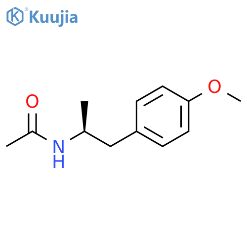 Acetamide, N-[(1S)-2-(4-methoxyphenyl)-1-methylethyl]- structure