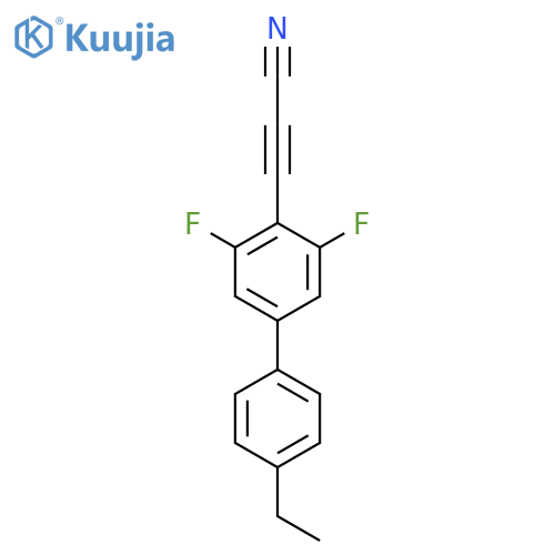 2-Propynenitrile, 3-(4'-ethyl-3,5-difluoro[1,1'-biphenyl]-4-yl)- structure