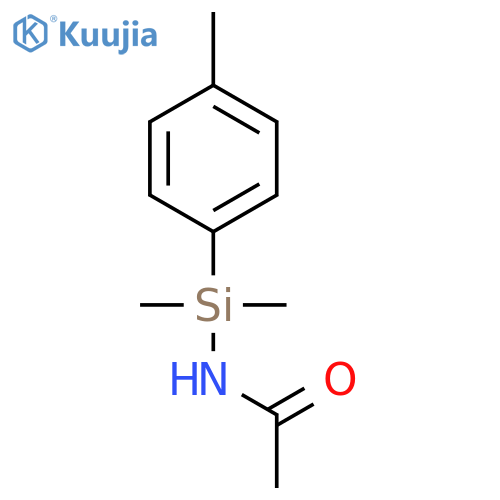 ACETAMIDE, N-[DIMETHYL(4-METHYLPHENYL)SILYL]- structure
