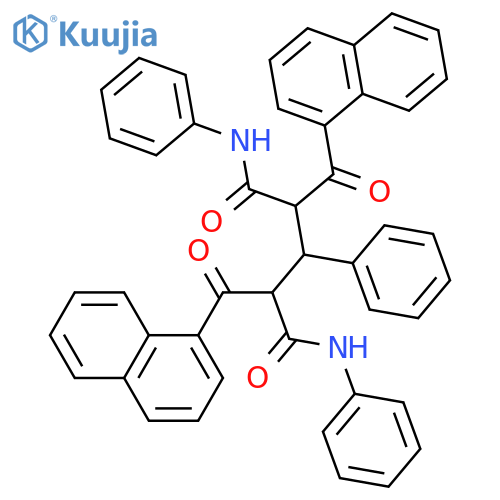 Pentanediamide, 2,4-bis(1-naphthalenylcarbonyl)-N,N',3-triphenyl- structure