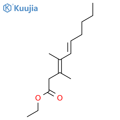 3,5-Decadienoic acid, 3,4-dimethyl-, ethyl ester, (3E,5E)- structure