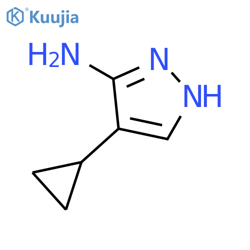 4-Cyclopropyl-1H-pyrazol-3-amine structure