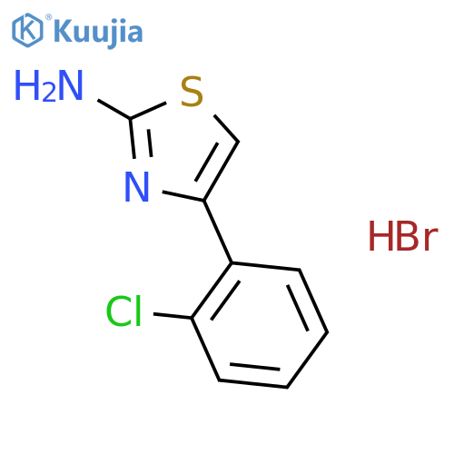 4-(2-chlorophenyl)thiazol-2-amine hydrobromide structure