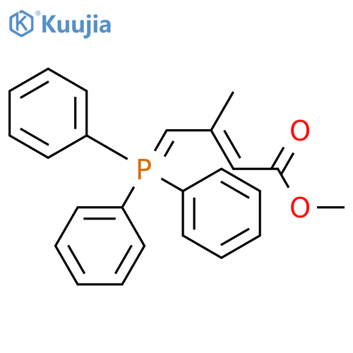 Methyl 3-methyl-4-(triphenyl-lambda~5~-phosphanylidene)but-2-enoate structure