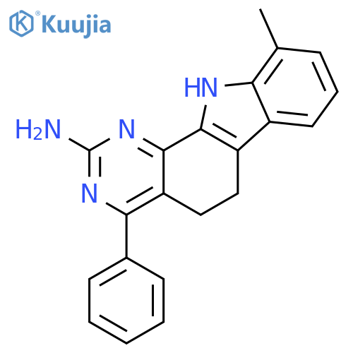 5H-PYRIMIDO[4,5-A]CARBAZOL-2-AMINE, 6,11-DIHYDRO-10-METHYL-4-PHENYL- structure