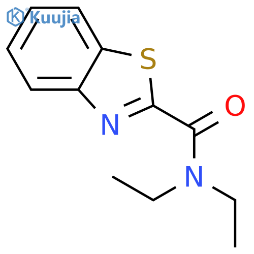 2-Benzothiazolecarboxamide, N,N-diethyl- structure