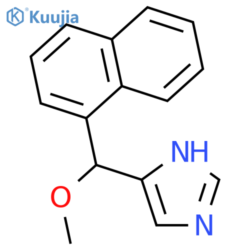1H-Imidazole, 4-(methoxy-1-naphthalenylmethyl)- structure