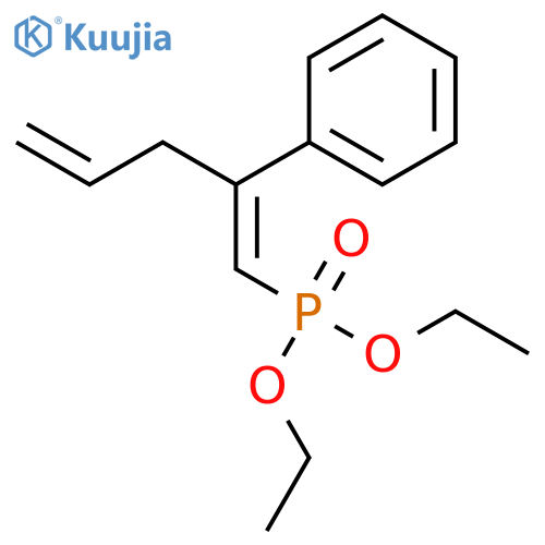 Phosphonic acid, [(1E)-2-phenyl-1,4-pentadienyl]-, diethyl ester structure
