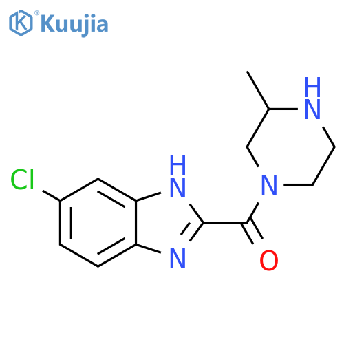 PIPERAZINE, 1-[(5-CHLORO-1H-BENZIMIDAZOL-2-YL)CARBONYL]-3-METHYL- structure