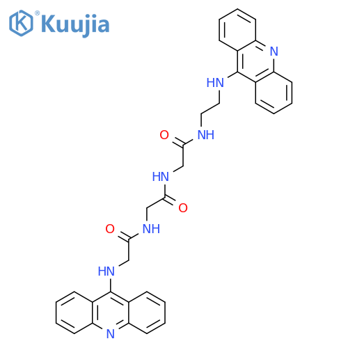 GLYCINAMIDE, N-9-ACRIDINYLGLYCYLGLYCYL-N-[2-(9-ACRIDINYLAMINO)ETHYL]- structure