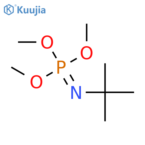 PHOSPHORIMIDIC ACID, (1,1-DIMETHYLETHYL)-, TRIMETHYL ESTER structure
