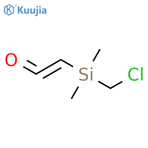 Ethenone, [(chloromethyl)dimethylsilyl]- structure