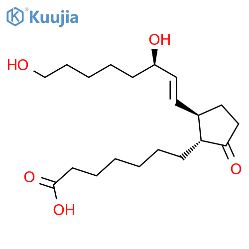 Prost-13-en-1-oic acid, 15,20-dihydroxy-9-oxo-, (13E,15R)- structure